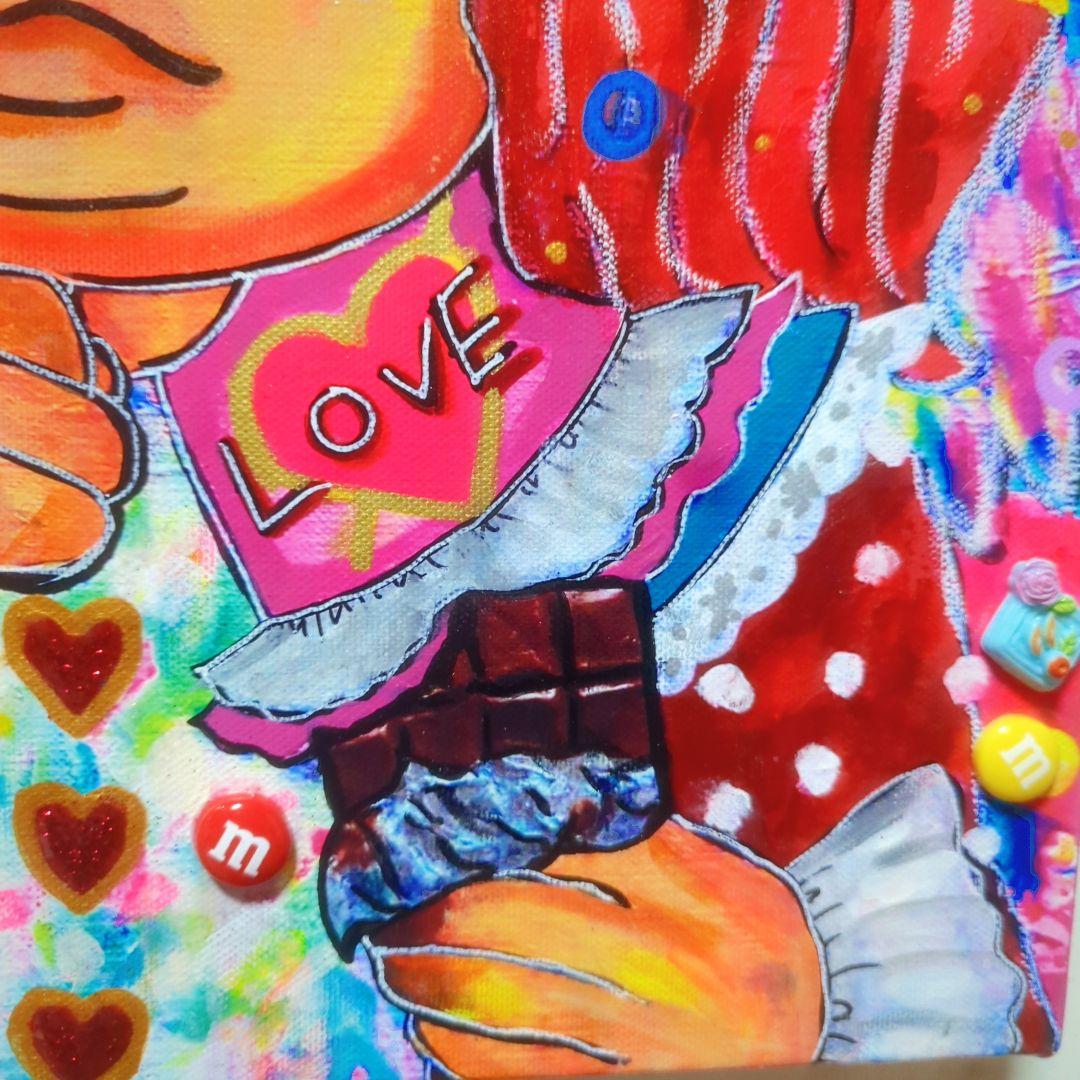 【プリント＆加筆作品】チョコレートDis娘-バレンタイン嫌いな女の子-【アート】