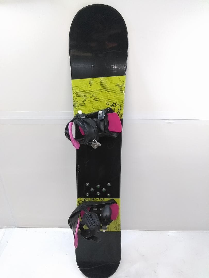 激安 OREO 153cm メンズスノーボード3点セット ビンS-M ケース付△