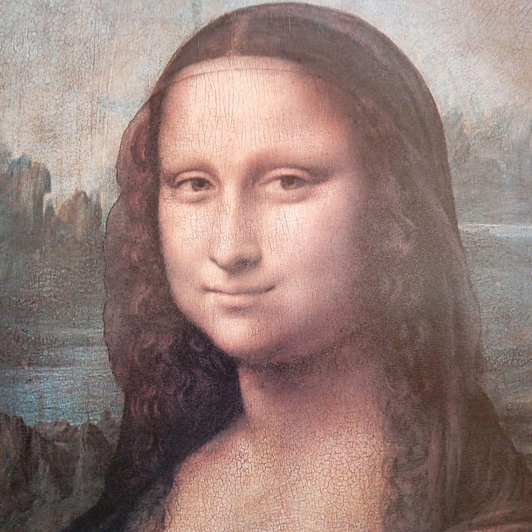 ◉モナ・リザ展•モナリザ ポスター•レプリカ• アンティーク