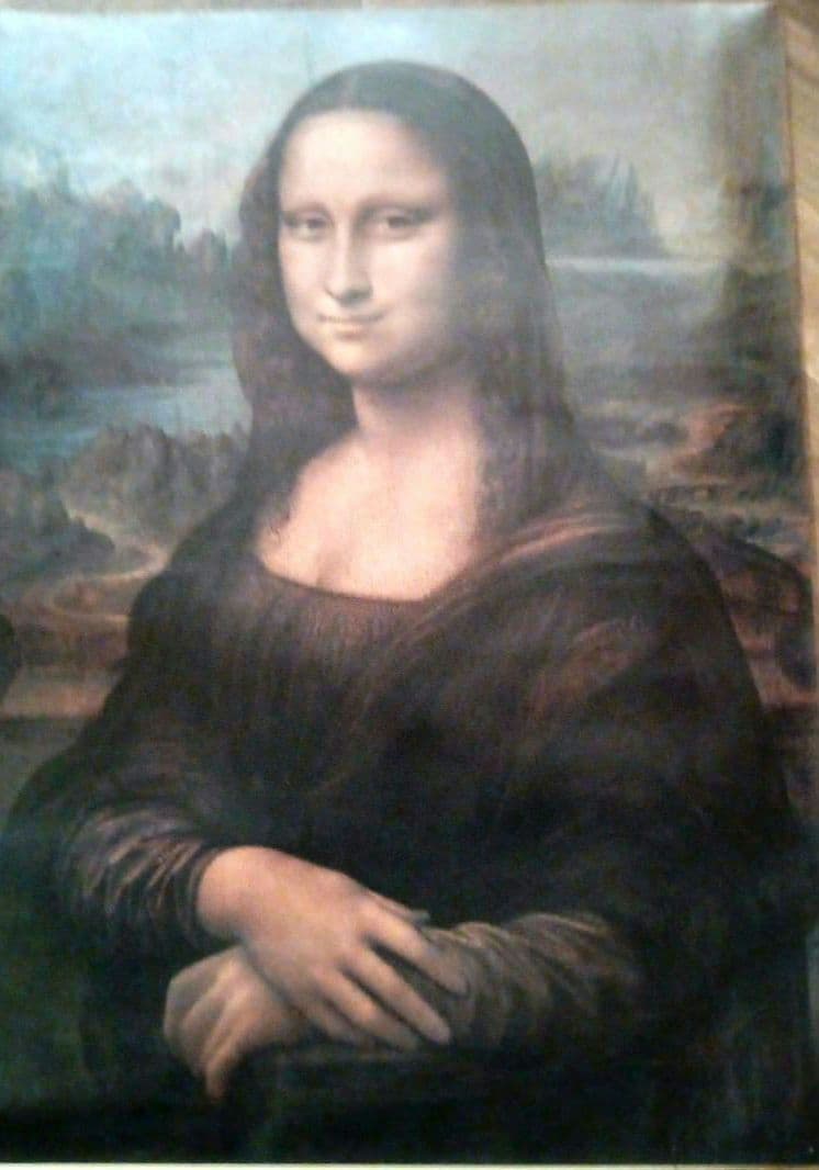 ◉モナ・リザ展•モナリザ ポスター•レプリカ• アンティーク