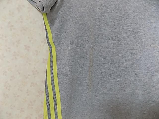 30352　アディダス　メンズ　ポロシャツ　グレー　サイズＬ