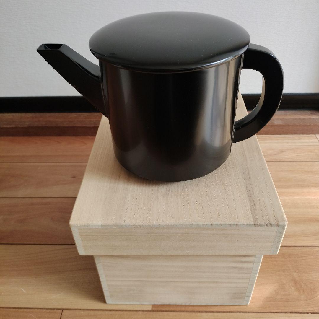 美品　漆器　輪島塗　湯桶　共箱付　販売証明書有り