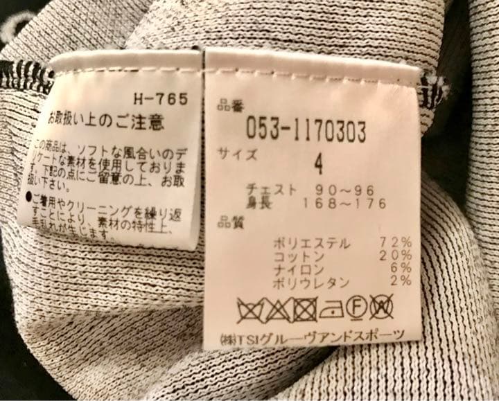 パーリーゲイツ　モックネックニット　黒