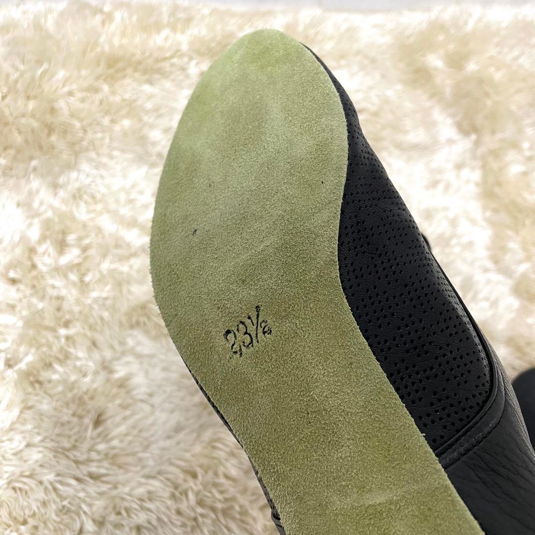 パッション　ティーチャーズシューズ　レザー 23.5cm 黒　社交ダンスシューズ