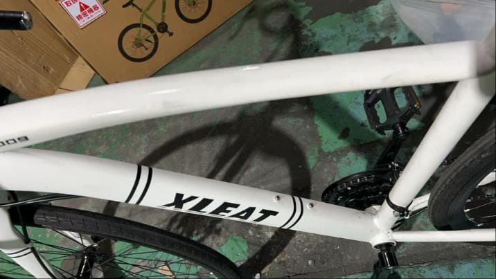 1#中古　ロードバイク 自転車 初心者 21段変速　ホワイト