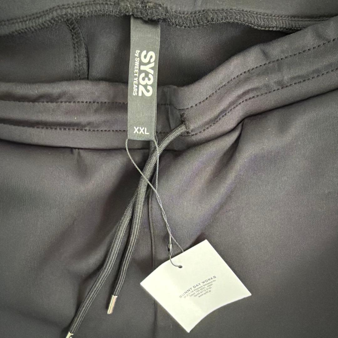 SY32 by SWEET YEARS ブラック スウェットパンツ