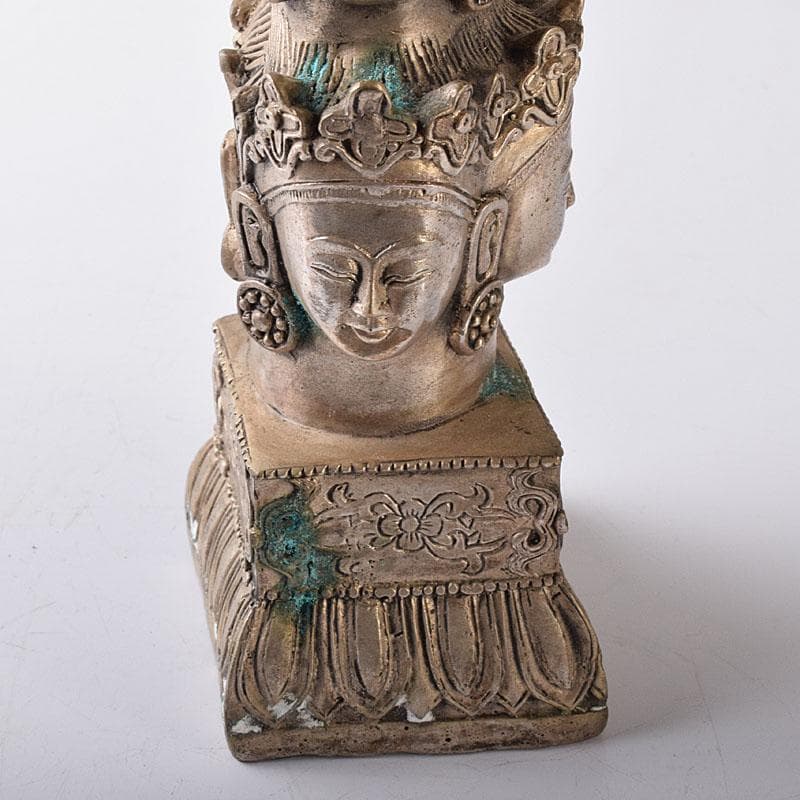 仏教美術　古銅青銅　十一面観音菩薩像　仏像　置物　C　7798
