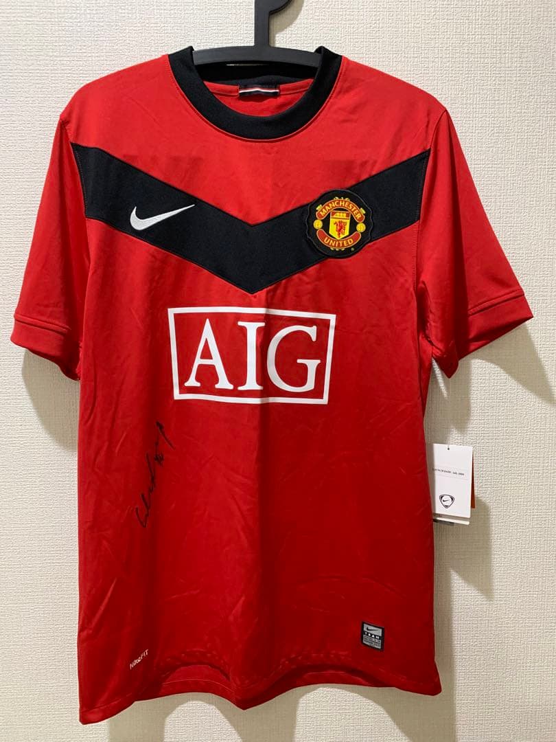 値下げ交渉可！　ルーニー直筆サイン入り　マンチェスターユナイテッド　ホーム