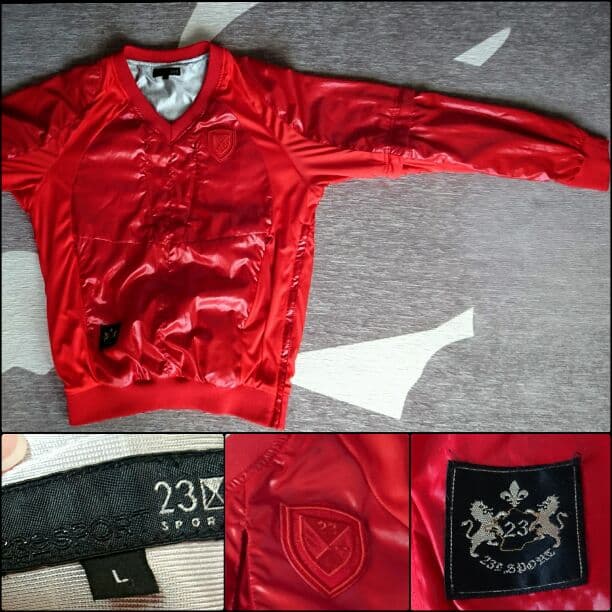 23区Sport 2way Vネックプルオーバー ジャンパー