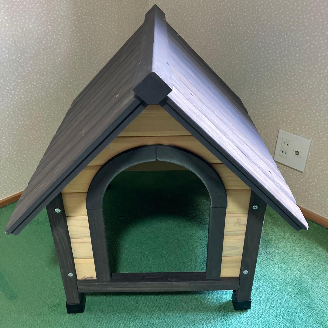 アイリスオーヤマ　木製犬小屋 中型犬用