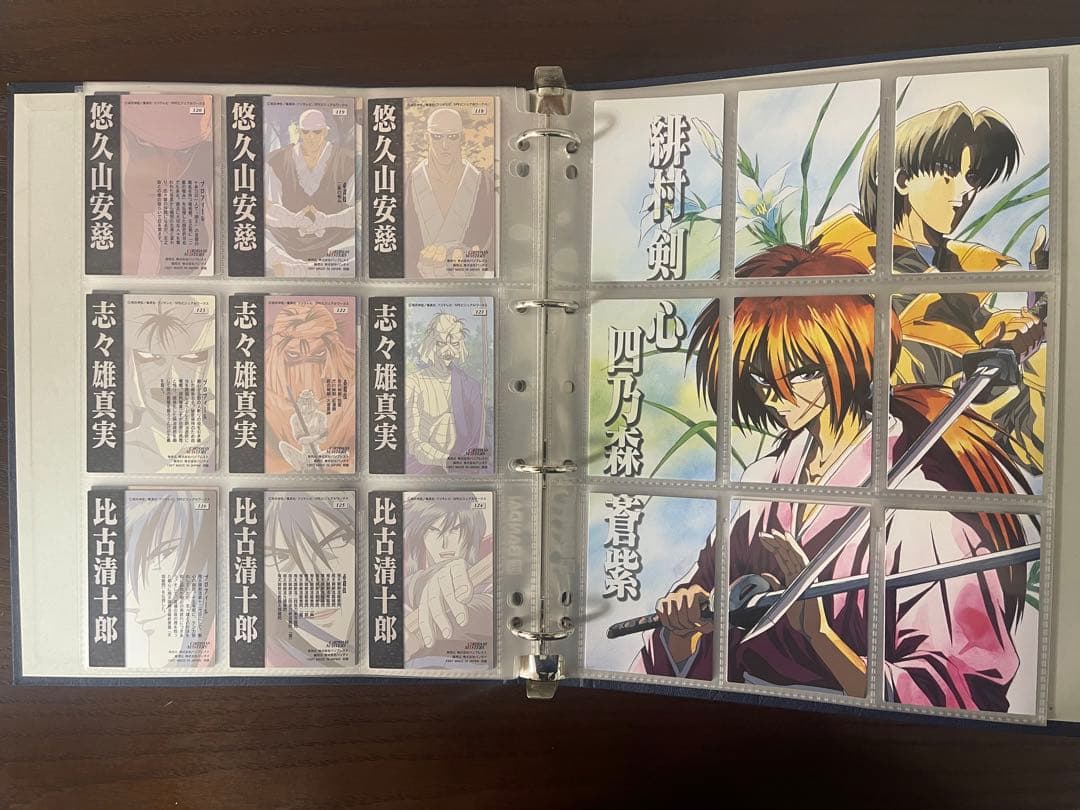 【初版】186種コンプリート＋3 るろうに剣心　カードダスマスターズ