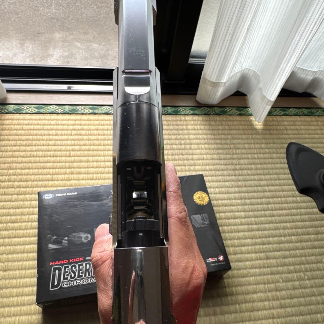 岩間博幸 東京マルイデザートイーグル　クロームステンレス　カスタム