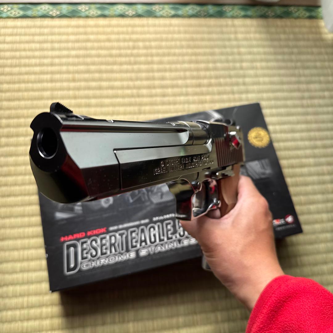 岩間博幸 東京マルイデザートイーグル　クロームステンレス　カスタム