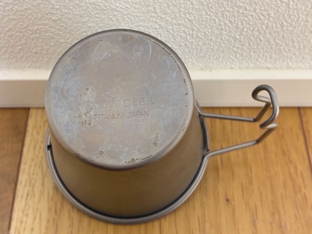 【激レア】スノーピーク チタンシングルマグ NO.2 MG-002 初期モデル