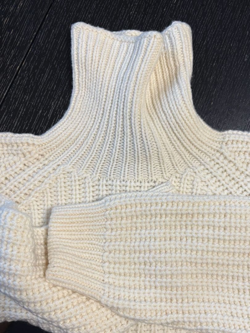 メンズの大きいサイズ ニットタートルセーター ハーレーオブスコットランド