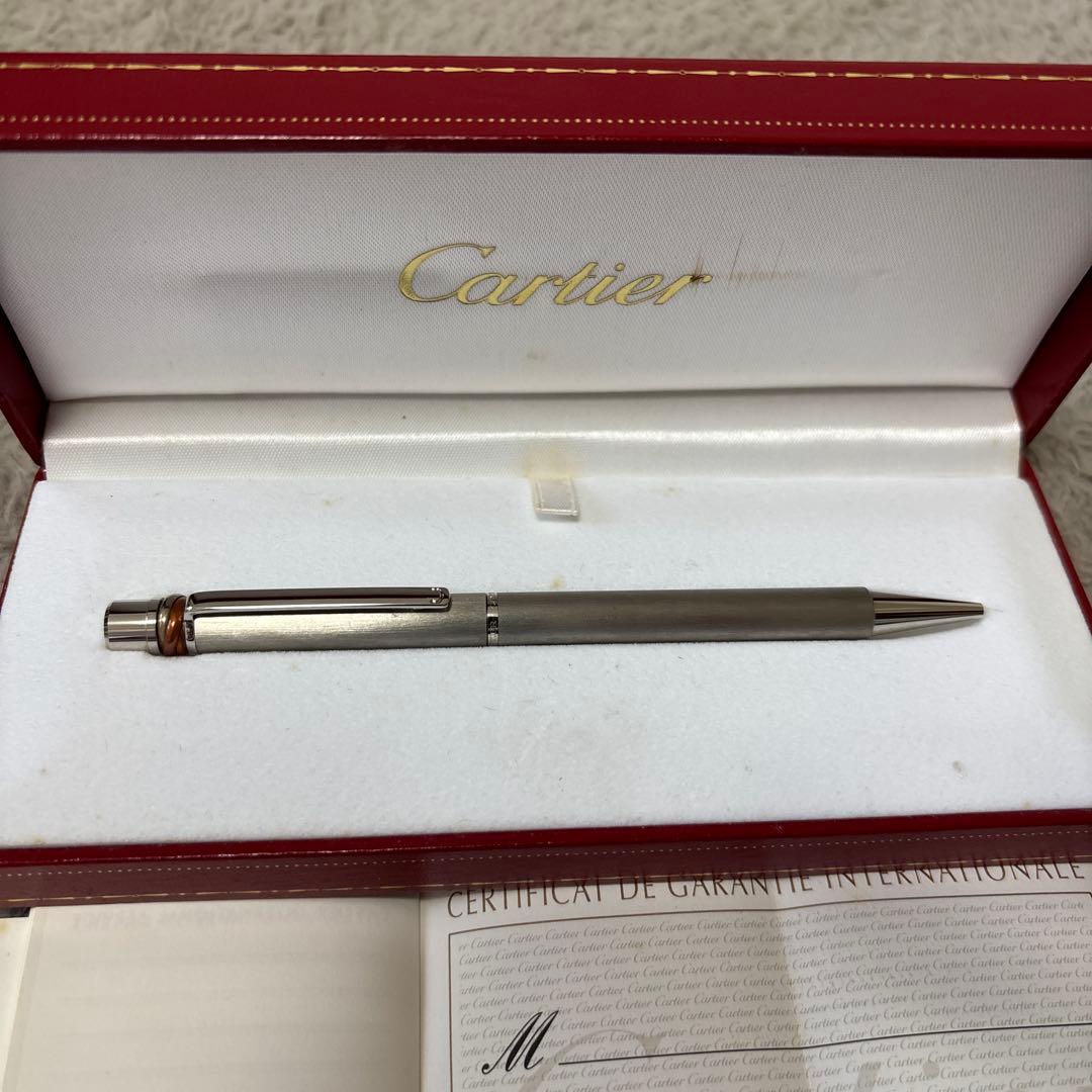 Cartier カルティエ トリニティ スリーゴールド ボールペン　希少