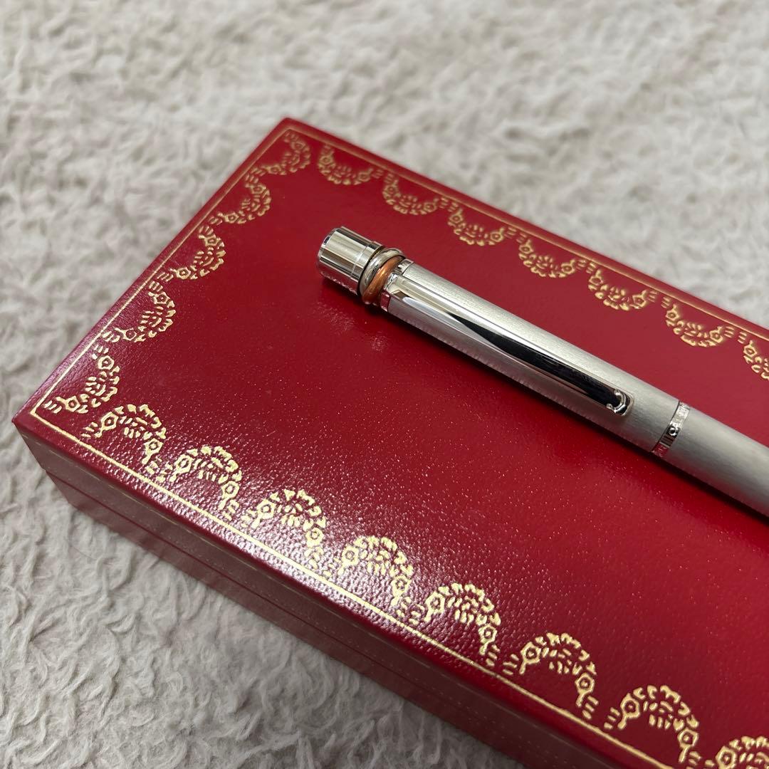 Cartier カルティエ トリニティ スリーゴールド ボールペン　希少