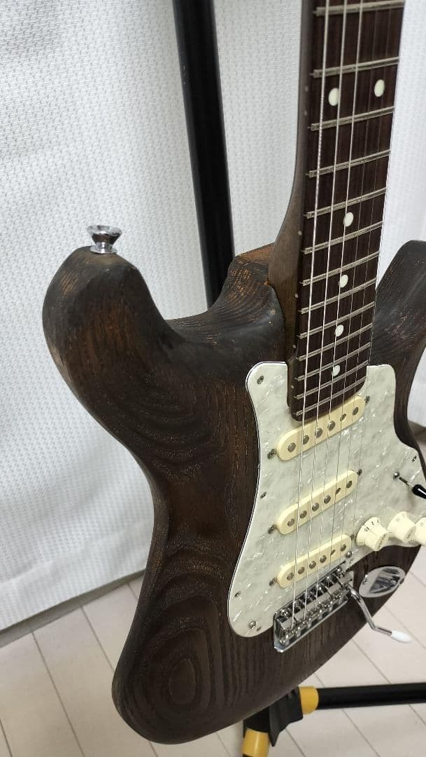 オリジナル エレキギター オイルフィニッシュ ギグバック付き
