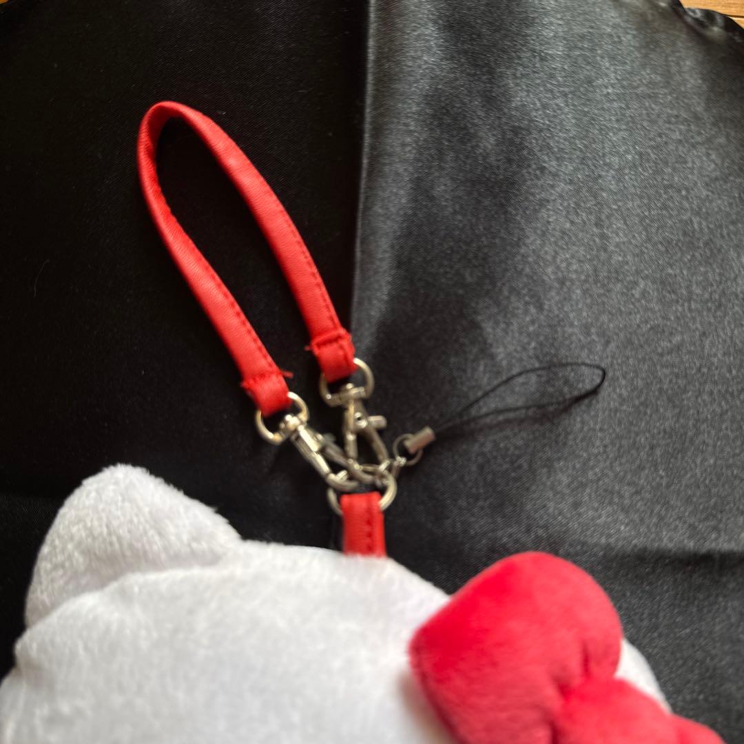 [平成レトロ]⭐️サンリオ⭐️キティ顔型ストラップ付きポーチ 2012年製[激レア]