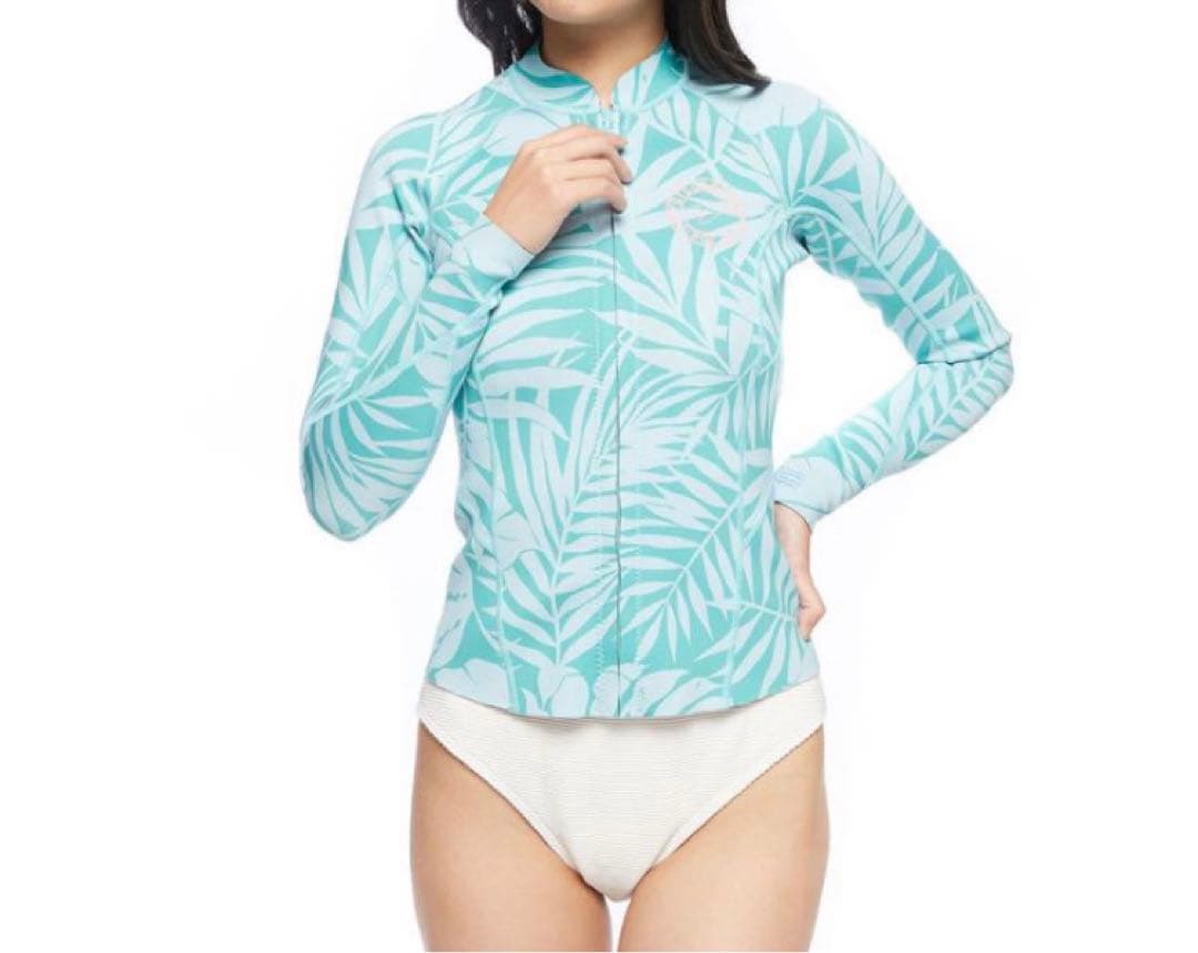 新 BILLABONG レディース 長袖タッパー フロントジップ ウェットスーツ