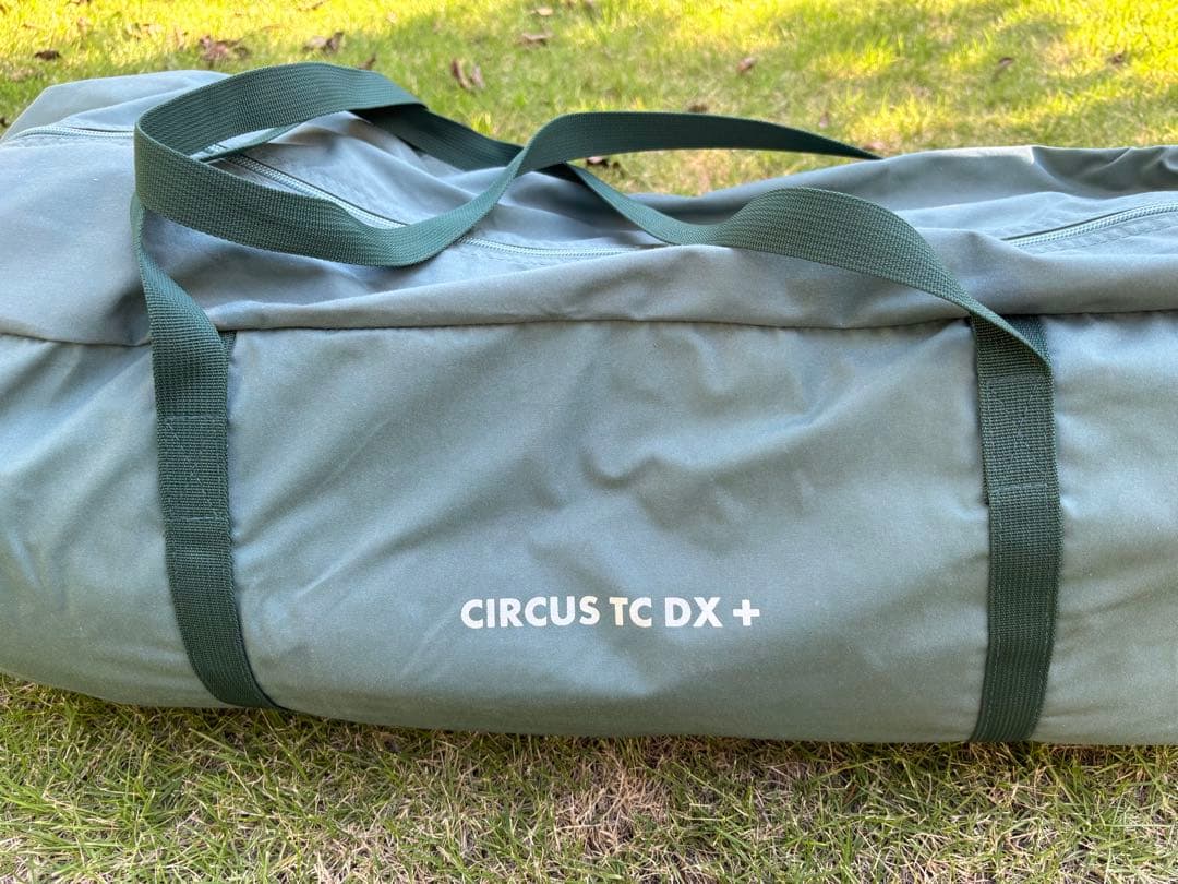 サーカスTCDX+ダックグリーン、グランドシート、タープ連結アダプター