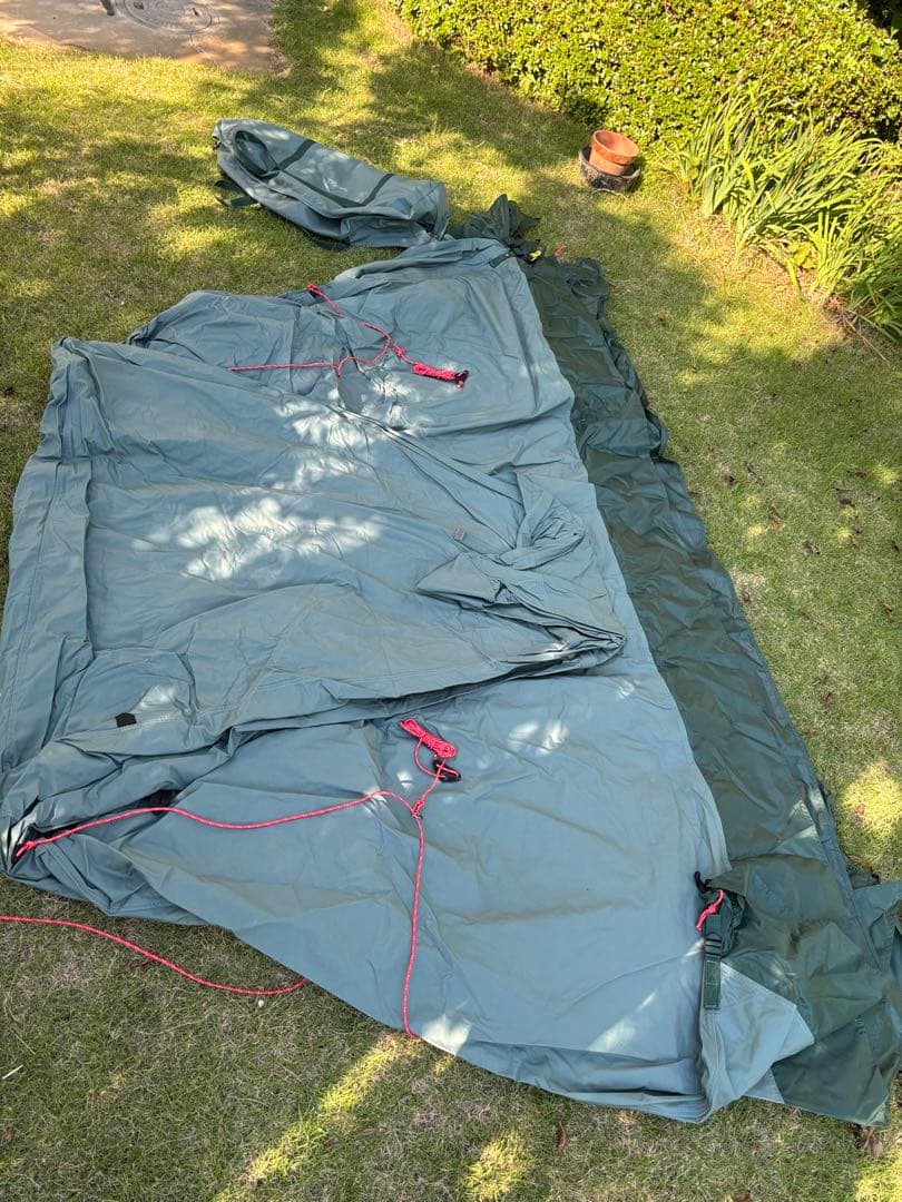 サーカスTCDX+ダックグリーン、グランドシート、タープ連結アダプター