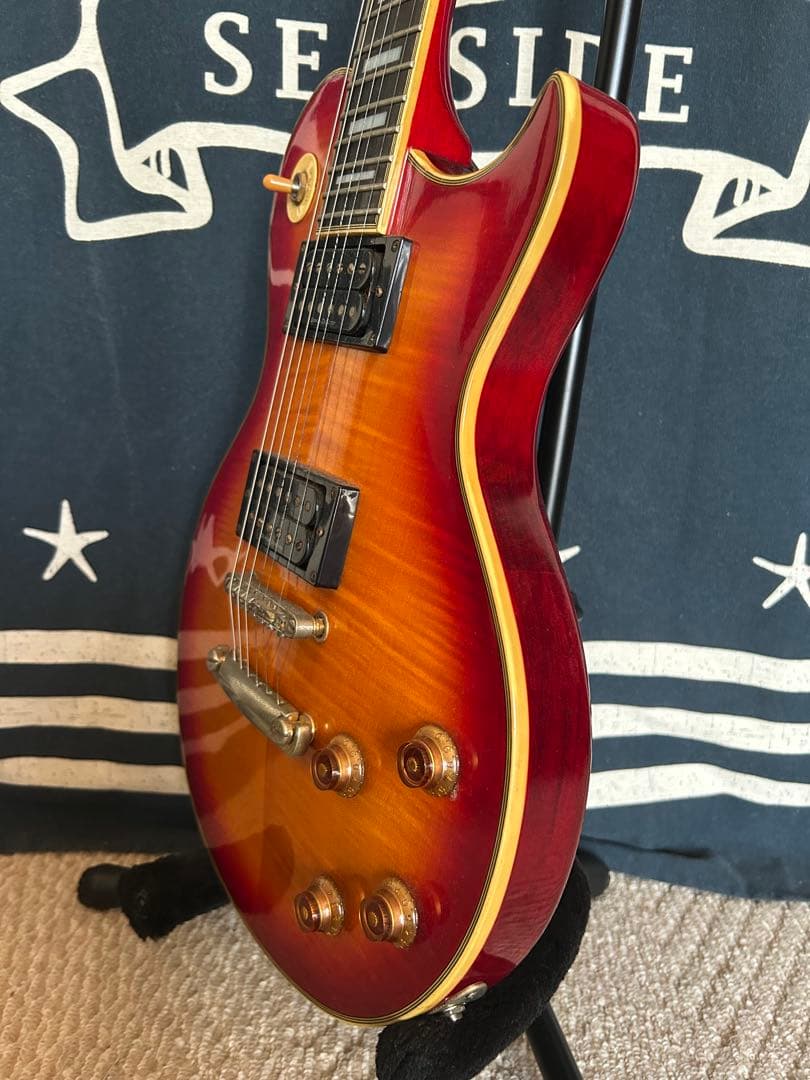 今月末迄　特価‼️美品希少名機❣️90sビンテージARIA ProⅡ DX 虎杢❣️