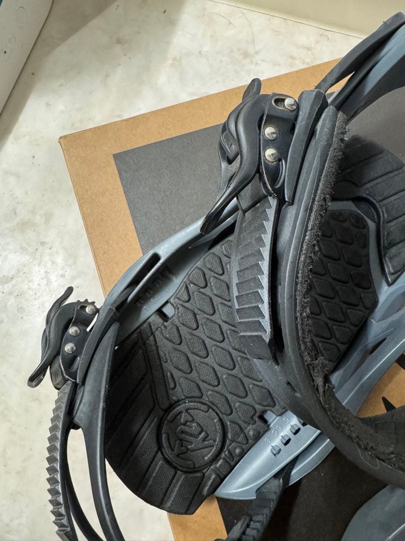 K2 SONIC ビンディング Mサイズ グレー スノーボード バインディング