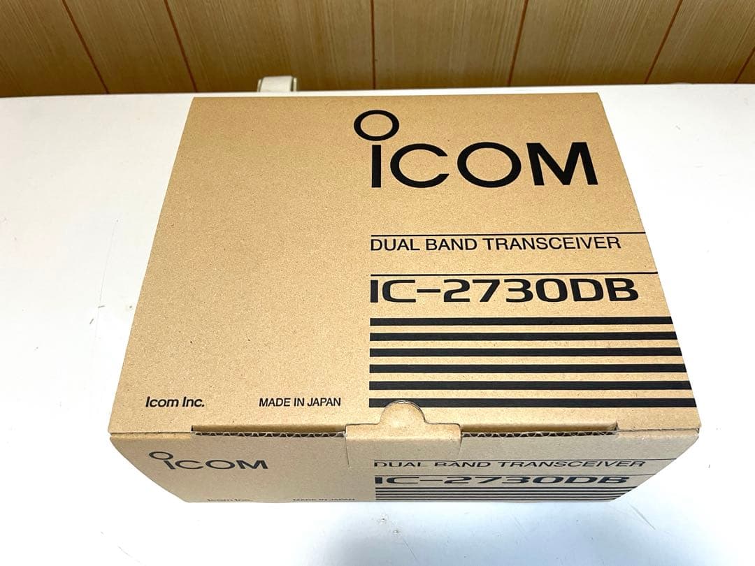 アイコム　新品未使用　IC-2730DB ブラックエディション