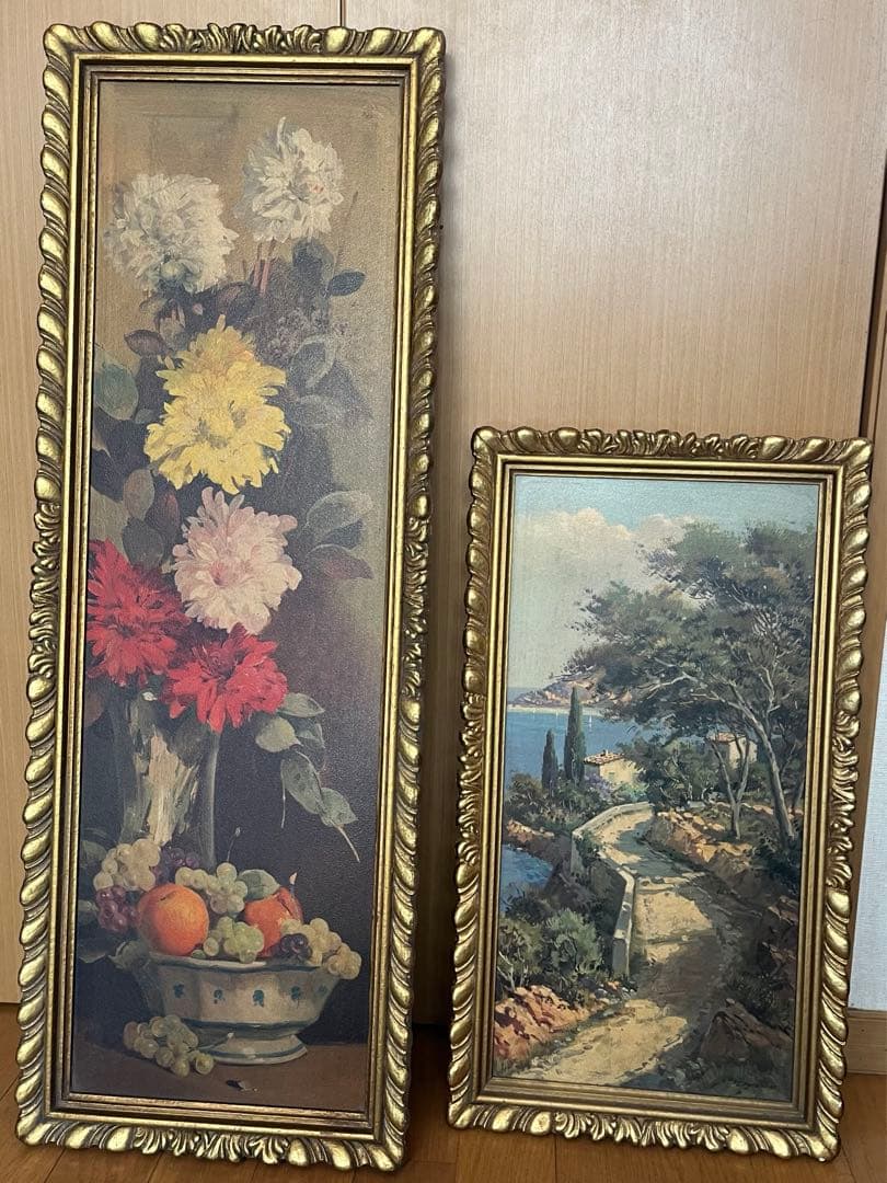 Armand Miravalls Boveダリア➕他画家　金額縁