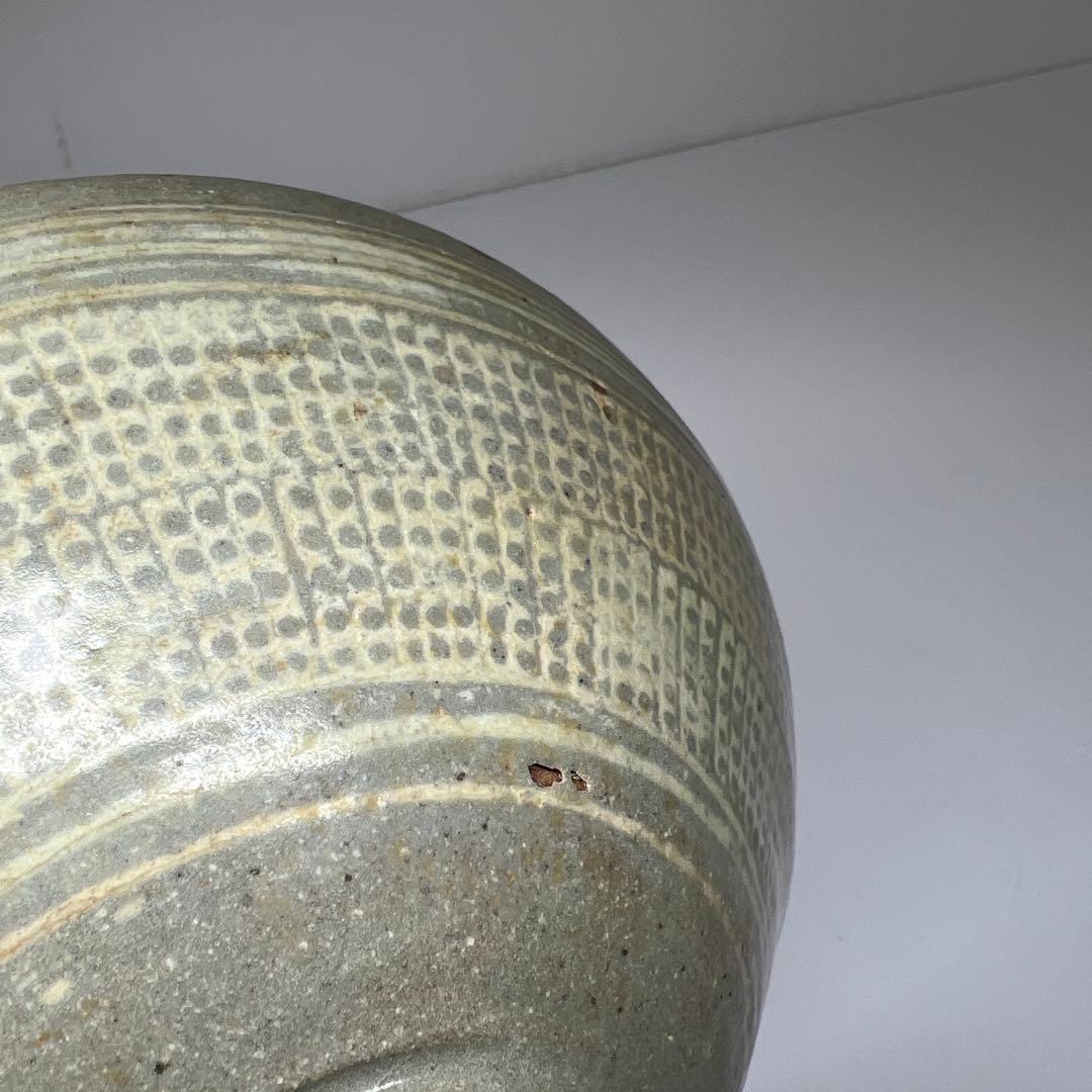 16世紀三島高麗白泥象嵌鉢　木箱付　幅約17.5㎝東Y7-0609⭐︎2Fトニサニ