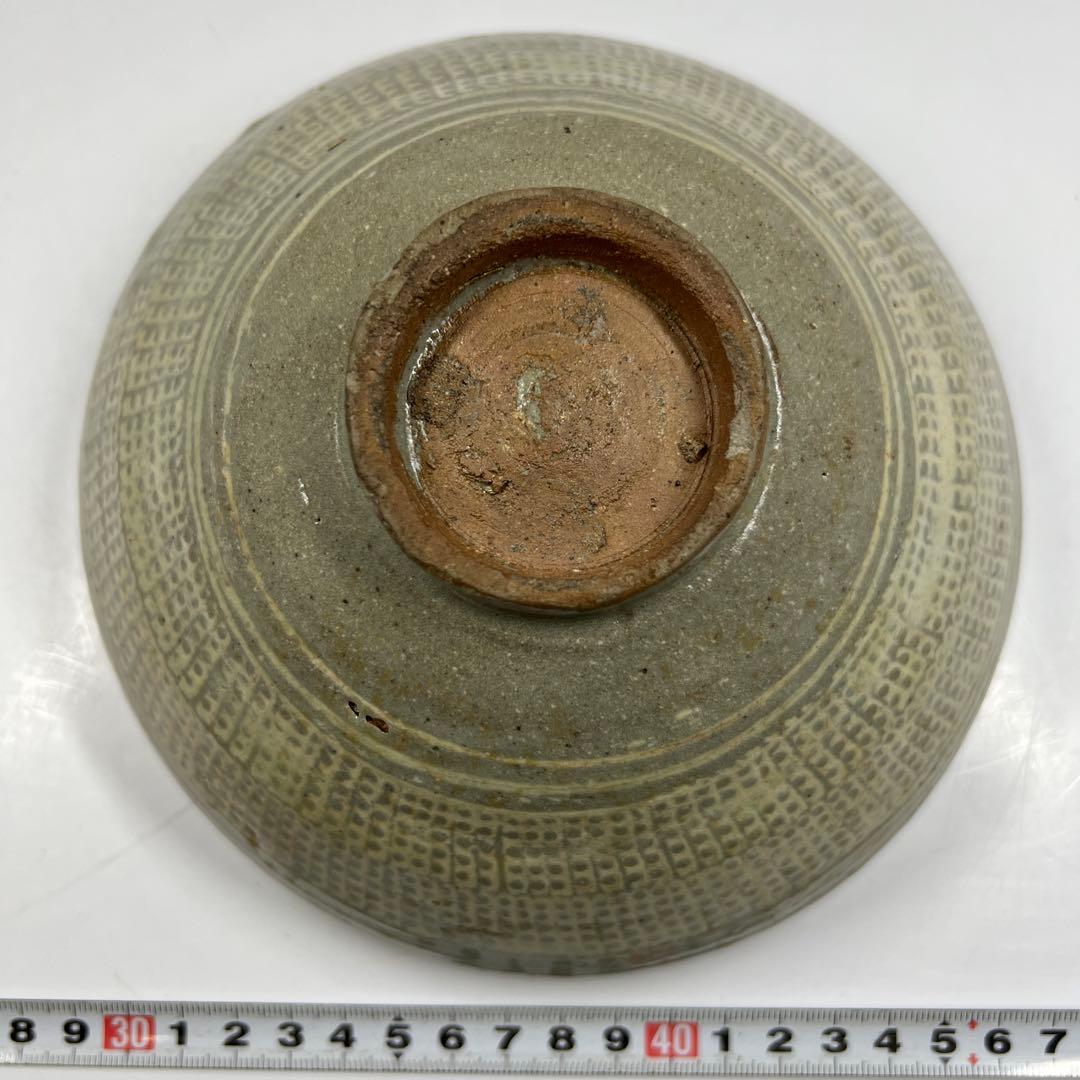 16世紀三島高麗白泥象嵌鉢　木箱付　幅約17.5㎝東Y7-0609⭐︎2Fトニサニ