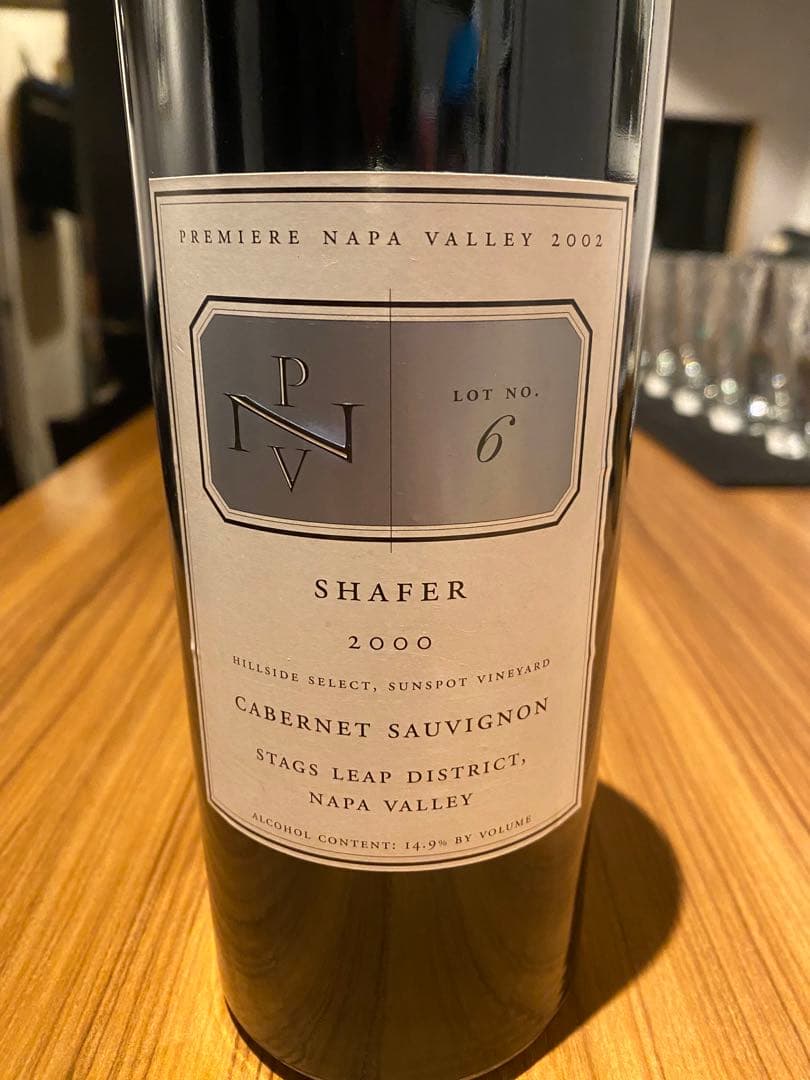 【2000】PNV シェーファー カベルネ・ソーヴィニヨン　ナパヴァレー未開封