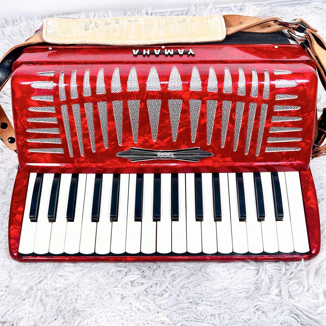 【動作品】YAMAHA ヤマハ　32鍵盤　YA-21 アコーディオン