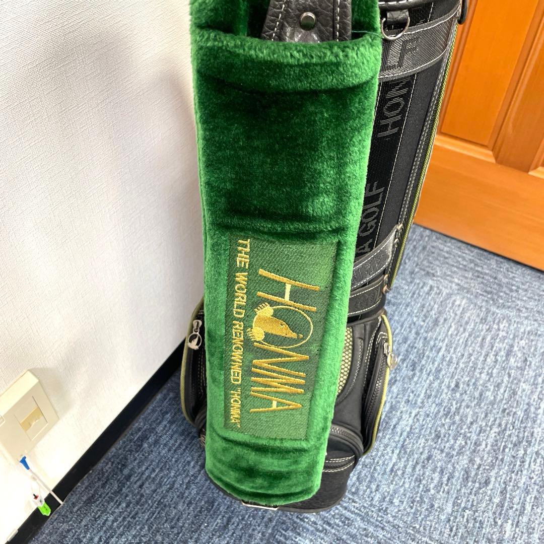 HONMA キャディバッグ 黒/緑