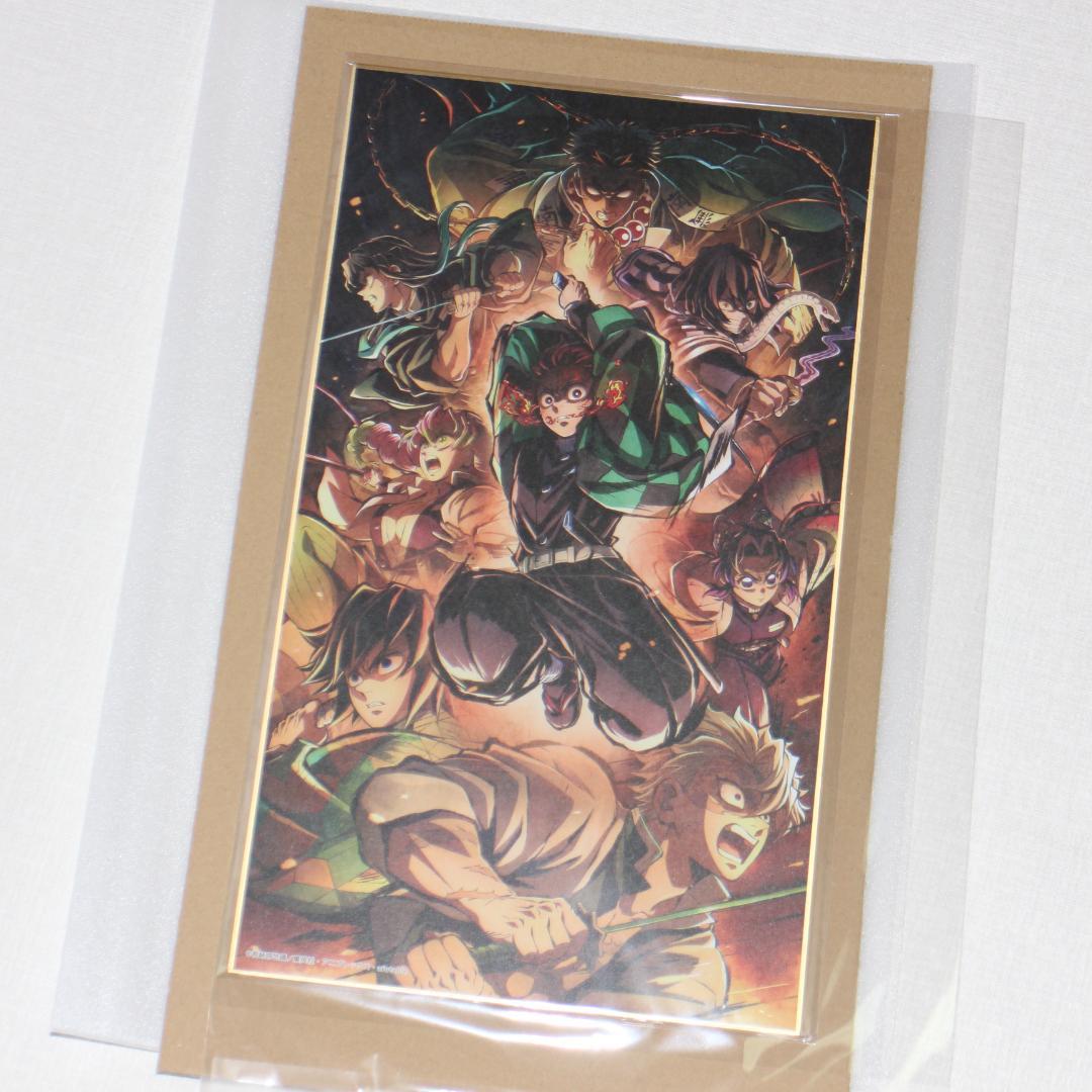 柱稽古編 ビジュアル色紙ボード 鬼滅の刃 Blu-ray/DVD 特典 ①