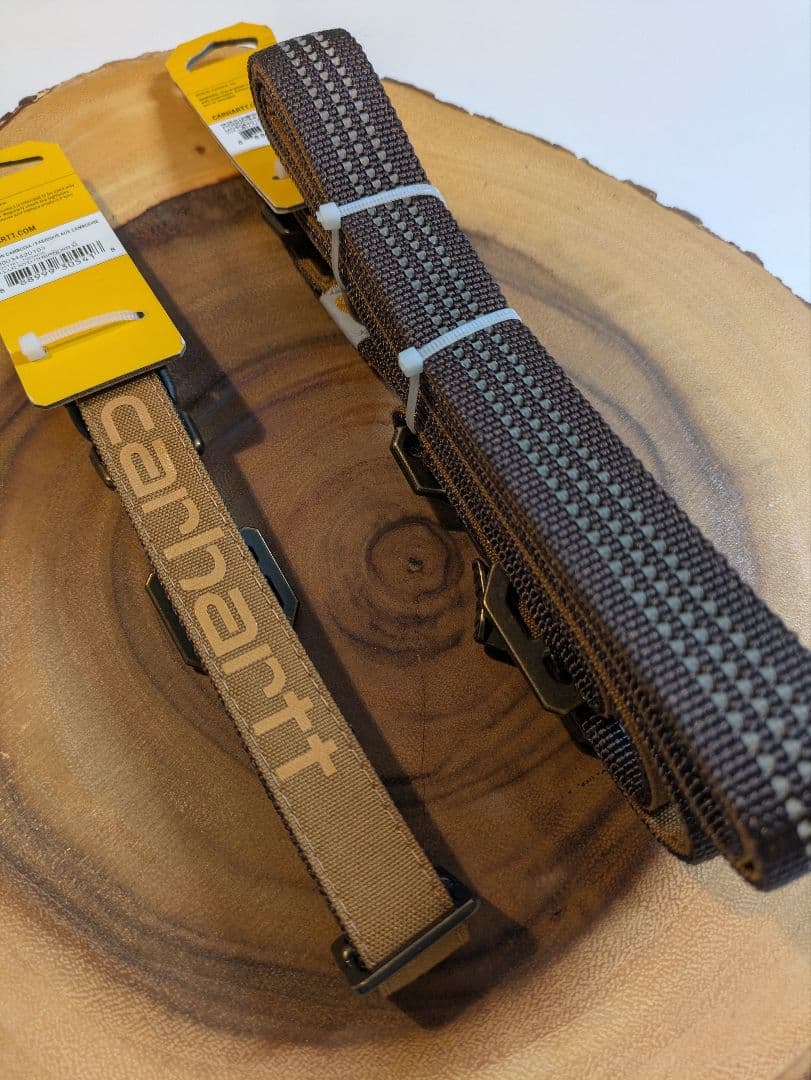 【NEW】Carhartt カーハート リード【L】＆首輪【M】ブラウン 中型犬