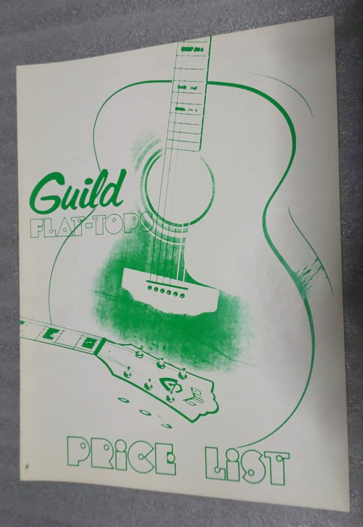 ギルド ギター カタログ ヴィンテージ １９７８年製 激レア