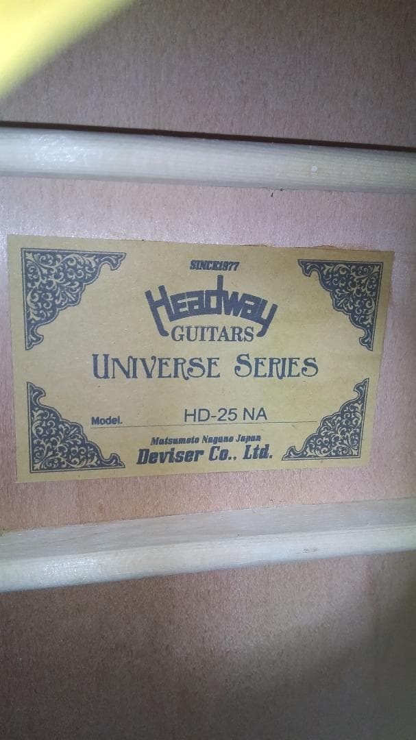❤️弦高調整済！「Headway ヘッドウエイ HD-25 NA」＋専用ケース