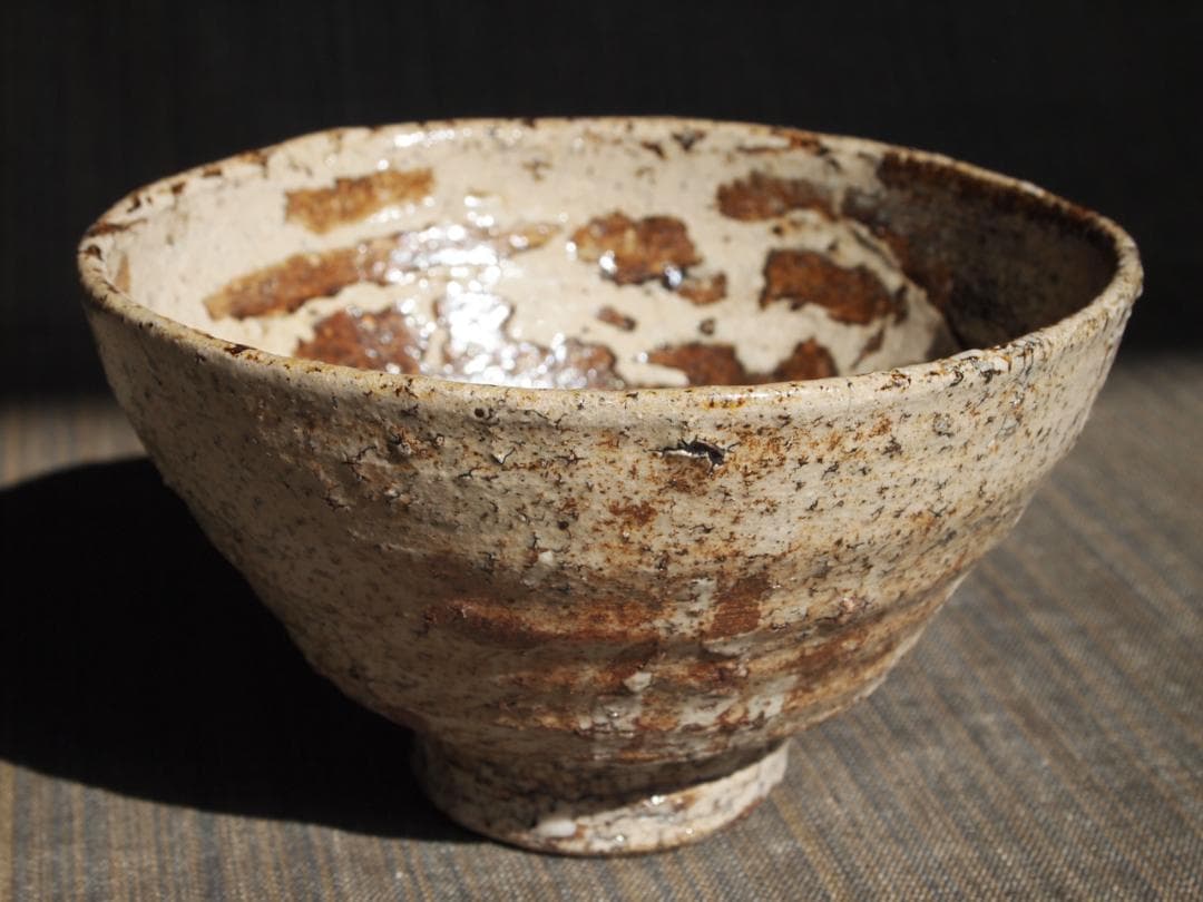 新作★高島聡平【師：伊勢崎淳】★（備前）茶碗★共箱・布