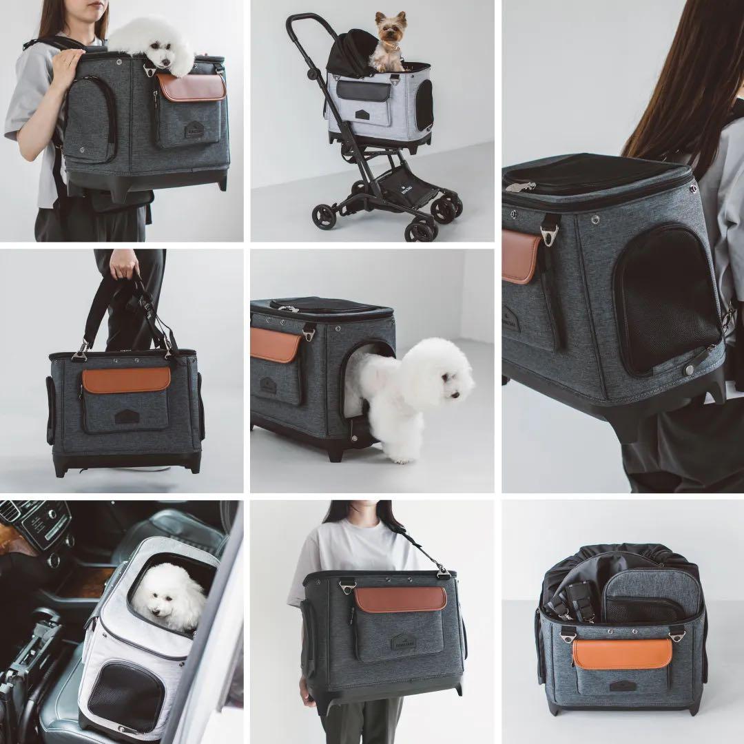 ★新品未使用★Tails Alice （チャコール）ペットカート