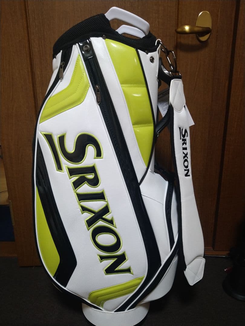 Srixon キャディバッグ ホワイト/イエロー