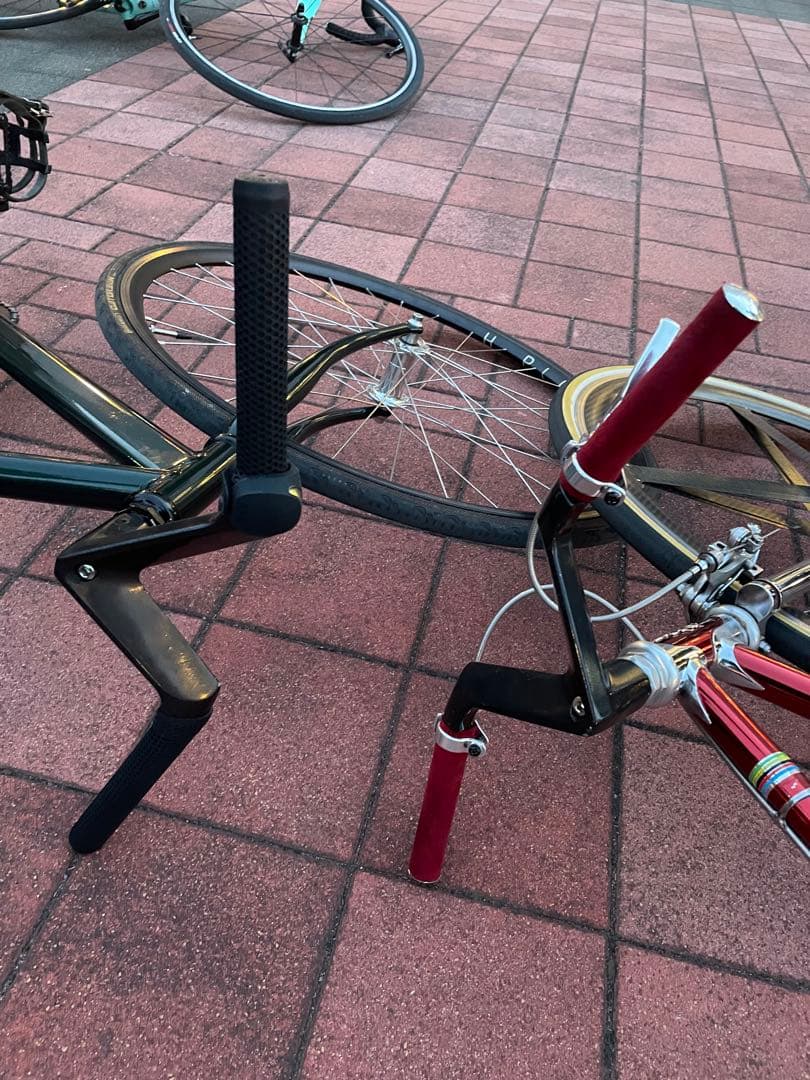 SAKAE \"BAT WING\" ステルスハンドル ピストバイク ステム一体