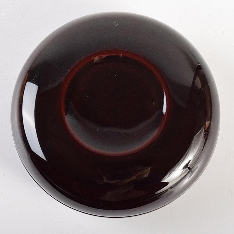 茶道具　塗師　中村宗哲作　七宝絵　万寿香合　共布　即中斎極め箱　M　R7492