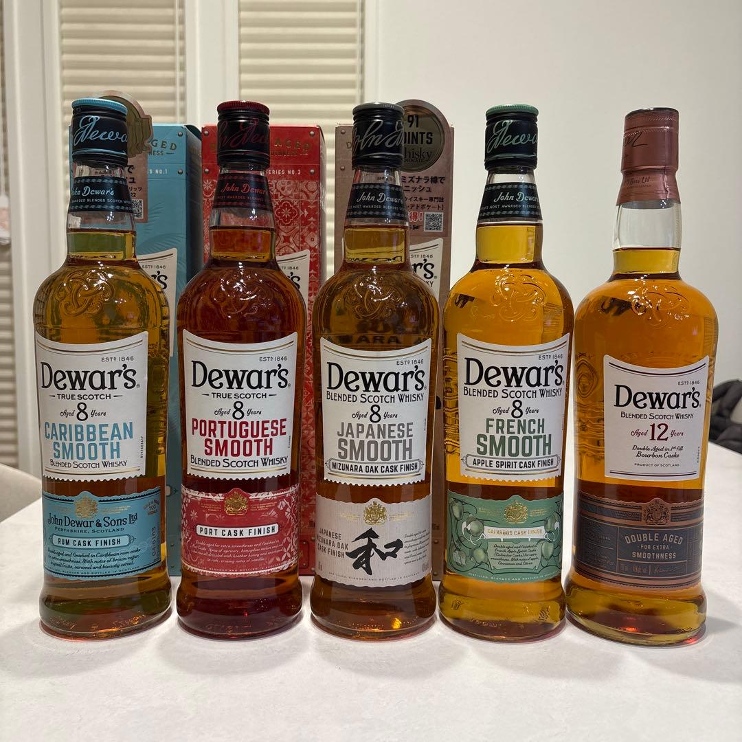 Dewar's デュワーズ　ウイスキーセット 5本