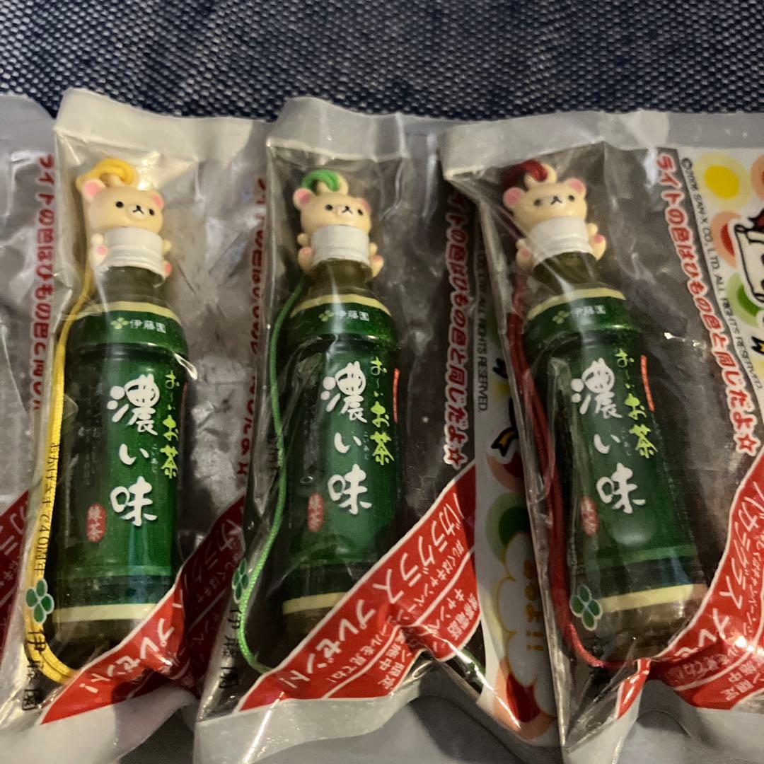 リラックマ おーいお茶　伊藤園　ストラップ セット　セミコンプ