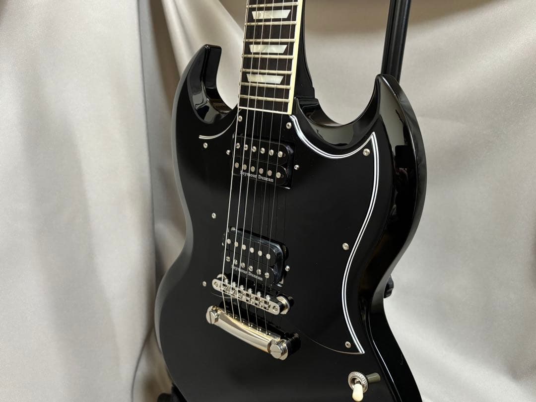 富士弦 Coolz SG エレキギター ブラック セイモアダンカン等搭載