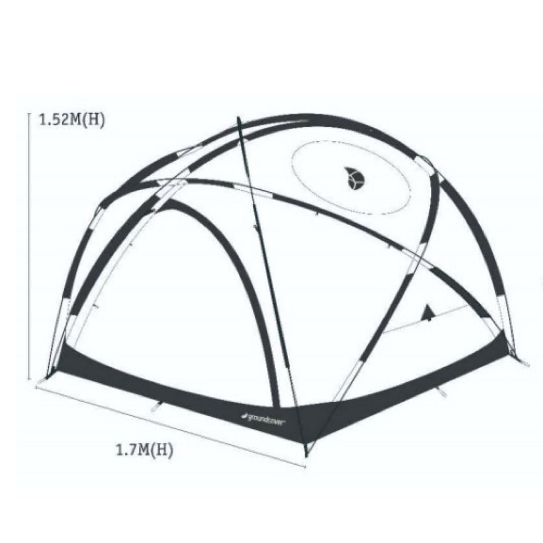 定価14.9万円Ground cover ACORN HOUSE3.45（タン）