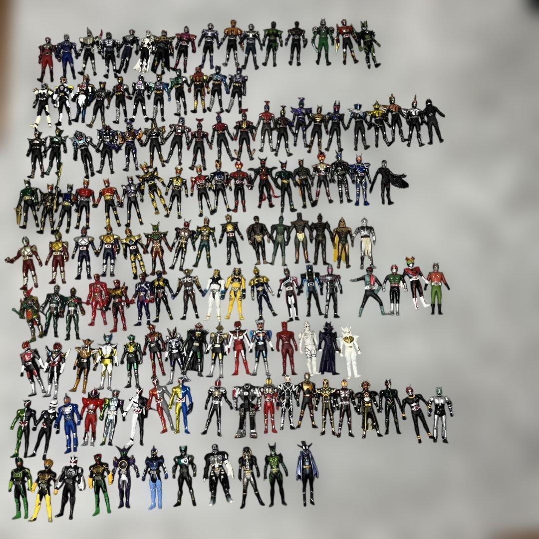 仮面ライダー ソフビ　143体＋ダブり7体　150体セット