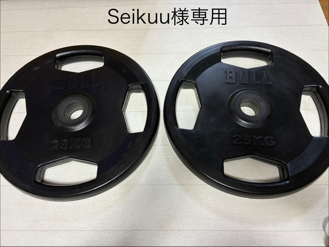 BULL 25KG ラバープレート　2枚セット